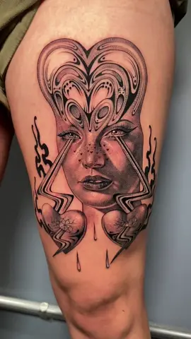+tattoo process+ Desamor tattoo flash #cynnertattoos #tattoos #tattooprocess