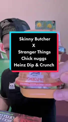 @skinnybutcherschickn Stranger Things Nuggets and @heinz Dip & Crunch 🍗🔥 #skinnybutcher #strangerthings #heinz #FoodTok #Foodie #LENOVOJUSTBEYOU #10MillionAdoptions #chubster #teamchubster #chubbymittens #fyp