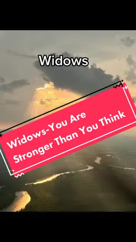 Widows, you are stronger than you think! Send to a friend who needs to be encouraged today ❤️ #widows #widowsoftiktok #widtok #widow #widower #widowed #widowedmomof3 #widowedmom #widowjourney #grief #griefjourney #fyp