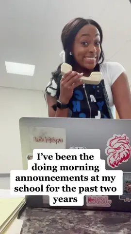 My last “Good Morning CHS” 😭 man I’m gonna miss high school 💙 #morningannouncers #morningannouncements #highschool #senioryear