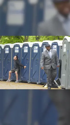 when all the porta potties are locked 🥴 #fyp #foryou #funny #prank #fart #humorbagel #lol