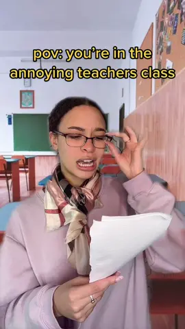 pov: you have the annoying teacher #pov #teacher #kaylinpov