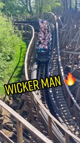#wickerman #rollercoaster #altontowers #uk #themepark #rides #fyp #foryoupage