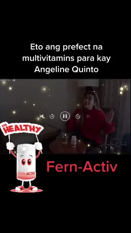Eto ang perfect na multivitamins para kay @loveangelinequinto Angeline Quinto. Para sa mas malakas na resistensya at immune system. Super energetic ka talaga dito. #ifern #fernactiv #multivitamins #bcomplex #nervedamage