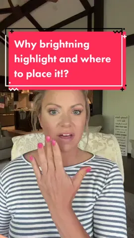 Where to place your brightning highlight and why?! #creammakeup💋 #viralmakeuphack #3minmakeup #5minmakeup #easymakeup #simplemakeup #matureskinmakeup #makeupforbeginners #tiktoktipsandtricks #learneditontiktok #makeuphack #tiktoktipsandtricks #boymomma💙💙💙  #farmerswifeandmakeuplife