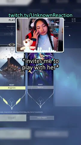making cute girls nervous (ttv/angiimin) (ttv/sorawr) @angiexku #Valorant #twitch #deepvoice #foryou #valorantclips