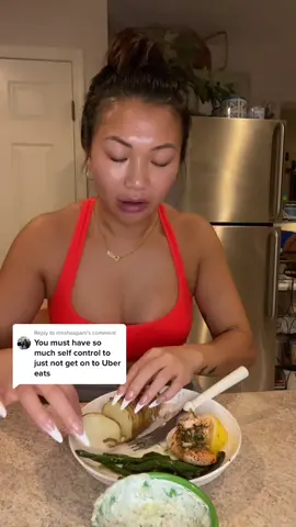 Reply to @rimshaspam cooking is my therapy and home cooked meals hit different to me! #cooking #fyp #mukbang #mukbangeatingshow #salmon #ubereats
