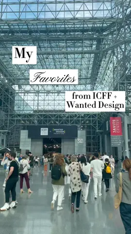 My favorites from ICFF + WantedDesign in NYC 🪑🪞💡#icff #interiors #interiordesign #interiordesigner #furnituredesign #productdesign #nyc #designweek