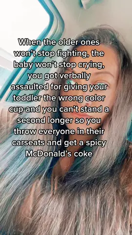 McDonald’s doing the lords work rn #momof4 #momburnoutisreal #sensoryoverloadmom #mcdonaldscokehitsdifferent #myguiltypleasure #MomsofTikTok