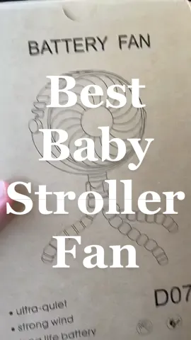 If you’re looking for a fan I recommend this one! It’s already 100+ degrees out here 😩 #fans #strollerfan #baby #babyaccessories #Summer #babytok