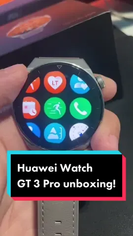 Let’s unbox the Huawei Watch GT 3 Pro  👌 There’s another design coming so make sure to follow us to catch it! #techknowlogy #techreviewph #unboxph #huawei #huaweiwatchgt3pro