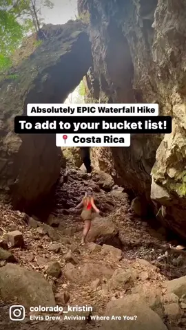 Swim to a Waterfall -  ✅ ! #waterfallhike #waterfallwednesday #bucketlisttravel #costaricapuravida #puravida #laleonawaterfall #guanacastecostarica #liveinspired #cataratalaleona #dreambigworkhard #dreamscometrue  #chasingwaterfalls #radgirlslife #womenwhoexplore #bluewater #exploretocreate #girlswhotravel #travelwithme #solotravelgirl #adventurealways #hikecostarica #52hikechallenge #flightsnotfeelings
