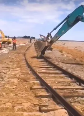 Rail  works !  #civilengineering #engineering #construction #railroad #railways #rail  #engineering #road #theafricancarguy