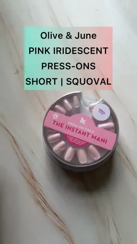 If you haven’t tried these… you are missing out! I’ve never been a press-on nails type of person and now I can’t live without them. Make sure to follow me for more cool beauty products! #oliveyourmani #oliveandjune #pressonnails #nails #trending #fyp @Olive & June