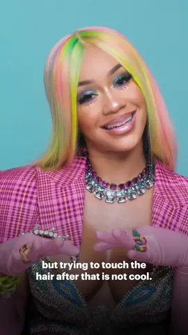 “Don’t touch my hair.” 👏👏👏 @SAWEETIE 🖤 #saweetie