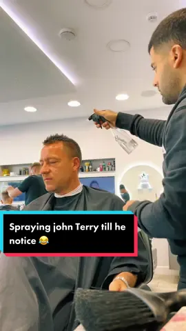 #johnterry getting pranked 😂 #haircut #barber #hairstyle #football #barbertok #fyp