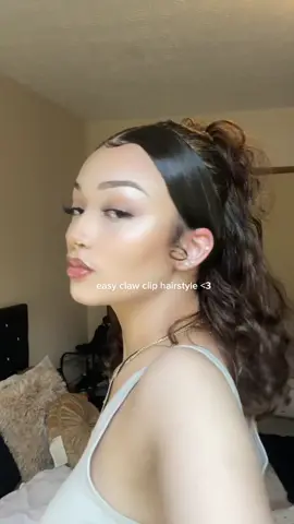 super simple <33 kinda hate how it looks on me tho #TopGunMode￼ #curlyhairstyle #hairtutorial