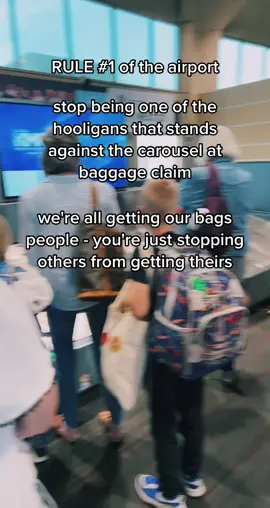tip #1 to make me like you more at the airport