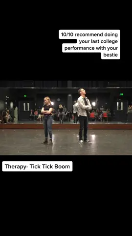 And that’s a wrap on undergrad! #ticktickboom #therapy #TopGunMode #fyp #musicaltheatre