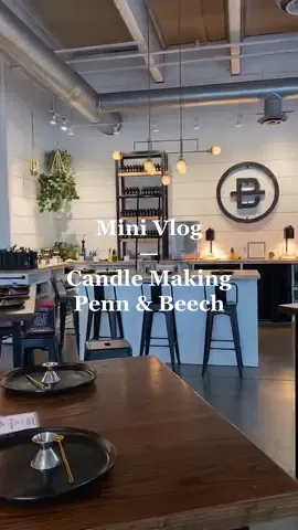 Candle making @ Penn & Beech in Indiana 🕯✨ #thingstodo #minivlog #candlemaking #candletok #timepassing