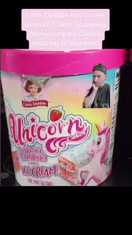 OMG another Little Debbie X Hudsonville Ice cream is heading to Walmart in Unicorn Sparkling Strawberry🦄🍦 #littledebbie  #walmart #foodnews #newfood #FoodTok #katespadenycabana #TopGunMode #Foodie #chubster #teamchubster