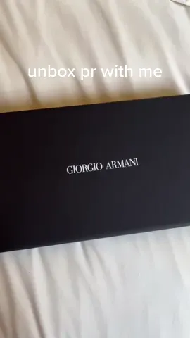POV: you just got a ‘pinch me’ moment pr package from @Armani beauty #luminoussilk #amarnibeauties