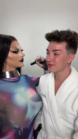 Just posted an extreme full drag transformation with @Krystal Versace !!