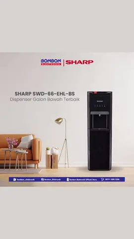 Mini Review Sharp Dispenser Galon Bawah SWD-66EHL-BS 😍🔥  #dispenser #dispensergalonbawah #sharpdispenser