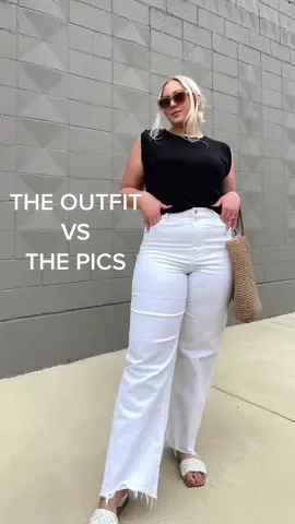 Outfit vs the pics #FrunktheBeat￼ #fyp #foryoupage #outfitideas #outfitvsphoto #contentcreator #microinfluencer #midsizefashion #fashiontiktok