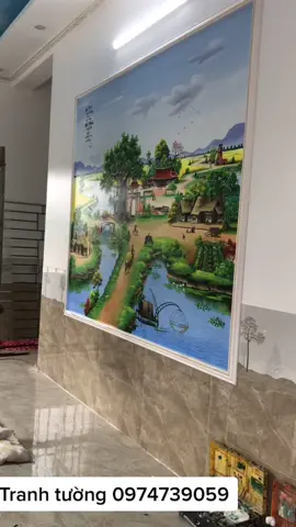 Tranh tường đẹp#xuhuong hiện nay