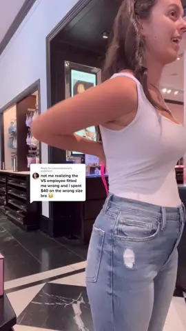 Reply to @claireisabaloon video idea credit to @Madison Alexandra 💕 why if you’ve been measured at VS your probably in the wrong size 😬 #brafitting #victoriassecret #bratok #brasize #fullerbust