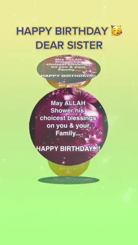Happy birthday to you dear sister 💖😇#foryou #fypシ #foryoupage #muslimtok_2 #tabassum__21 @race109 @mayabini_0113 @syedahoque09 @sufia_091 @shahabuddin_85 #happy_birthday #blessing🕊️