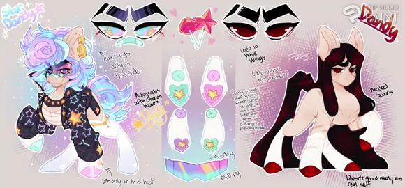 New reference sheet for my sona Star Dandy! #mlp #mlpoc #mlpart #mlpoc #mlpfandom #mlpartist #art #artist #oc #originalcharacter #artistsoftiktok #anime #kinsona #kin #stardandy