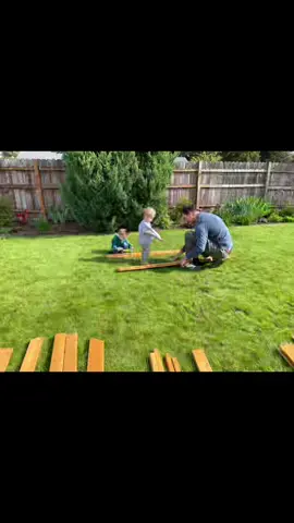 Getting the swing set up almost done, going to finish up soon. Evan is so excited