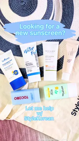 #sunscreenparty w/ @stylekorean_official  #stylekorean #stylekorean_global #trymereviewme #getreadyforsummer #everydaysunday #gifted @isntree @Jumiso #sunscreen #spf #sunscreenreview #spftryon #bff #kbeauty #koreanskincare #skincaretips