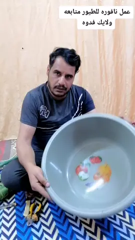 عمل نافوره للطيور متابعه ولايك فدوه #يالله #ماشاءالله_تبارك_الله #fypシ