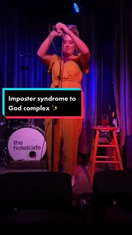 Never let ‘em know your next move 😉 #impostersyndrome #godcomplex #standupcomedy
