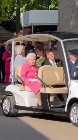 Our beautiful Queen Elizabeth II arriving at The Chelsea Flower Show 2022 at the Royal Hospital Chelsea earlier today in London, England. The Chelsea Flower Show returns to its usual place in the horticultural calendar after being cancelled in 2020 and postponed in 2021 due to the Covid pandemic. This year sees the show celebrate the Queen's Platinum Jubilee, also a theme of calm and mindfulness running throughout the garden designs. #queenelizabethii #chelseaflowershow #royals