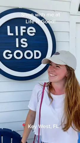 Quite literally the happiest store ever- I was fangirling 🥹 My grandma and I bought matching shirts to remember our trip to the Keys. @lifeisgoodco #keywestflorida #LifeIsGood