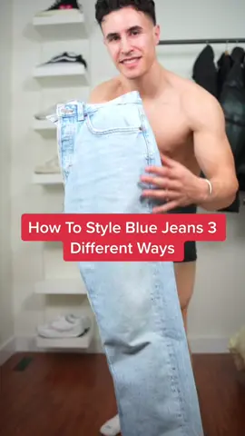 Here are three different ways to blue jeans #howtostyle #styletips