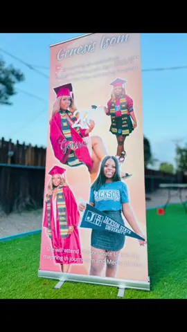 Surpassing all expectations #blackgirlmagic #2022graduate #2022grad #2022graduate🎓 #blackowned #blackbusiness #arizonagrad #retractablebanner #retractablebanners