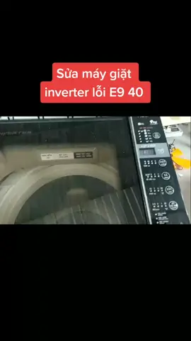 Sửa máy giặt aqua inverter lỗi E9 40