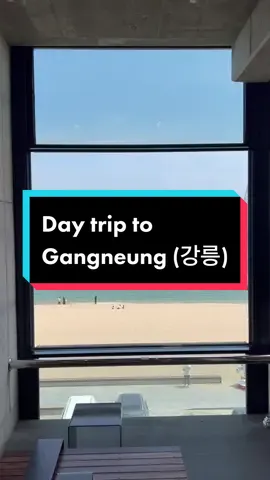 Day trip from Seoul to Gangneung (강릉) - such a great trip and easy to reach via KTX #fyp #강릉 #서울 #ktx #koreatravel #korea #여행 #daytrip