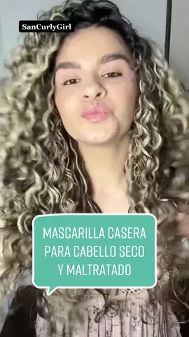 Instagram: Sancurlygirl 🌻#sancurlygirl#rizos#cabellosano#mascarillacasera #hairtok#fyp#parati#viral#hairtips