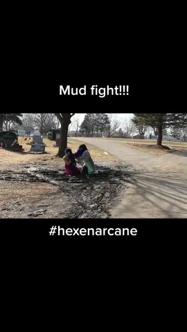 Nothing like a mud fight in fancy dresses #mudfight #mudwrestling #hexenarcane #morganparker #celesteparker