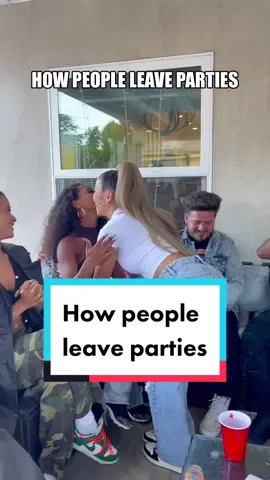 How different people leave parties. 😂 which one are you? @lianev