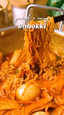late-night rabokki always hits the spot 🔥 #EasyRecipes #korean #homecooking #FoodTok #koreanfood #ramen #noodles #homemade #recipes #spicy #rabokki