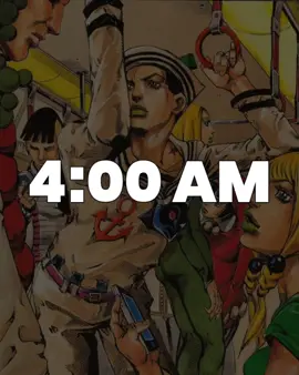 4:00 AM in Morioh🌥 #jojo #jjba #jojolion #gappyhigashikata #yasuhohirose #taekoonuki #wonderofu #lyrics #fyp