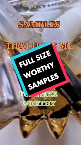 THESE ARE FULL SIZE WORTHY PERFUME THAT I NEED YESTERDAY.  FOLLOW FOR MORE PERFUME CONTENT. MORE VIDEOS 👉 @herfragrancetv #fullsizeperfumes #perfumeinfluencer #perfumerecommendation #perfumebloggers #perfumesampling