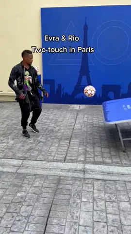 Rio having a chat with @patriceevra in his hometown for #UCLfinal week ⚽️ #championsleague #patriceevra #rioferdinand #football